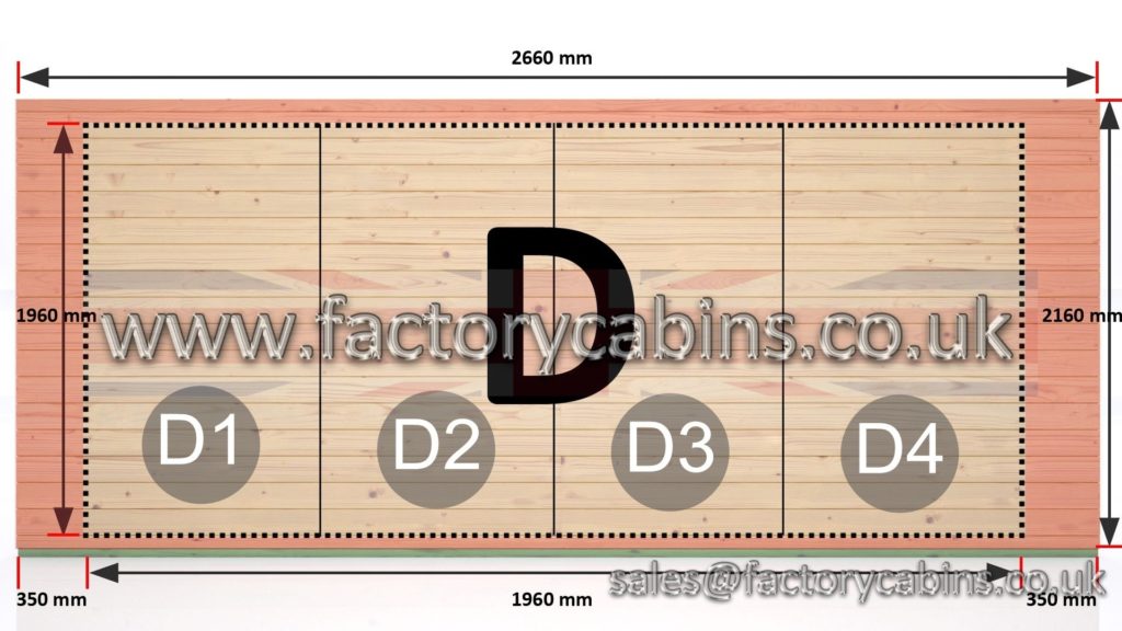 Factory Cabins Ottery 2.95 m x 5.95 m - FCBR0084-2393 ...